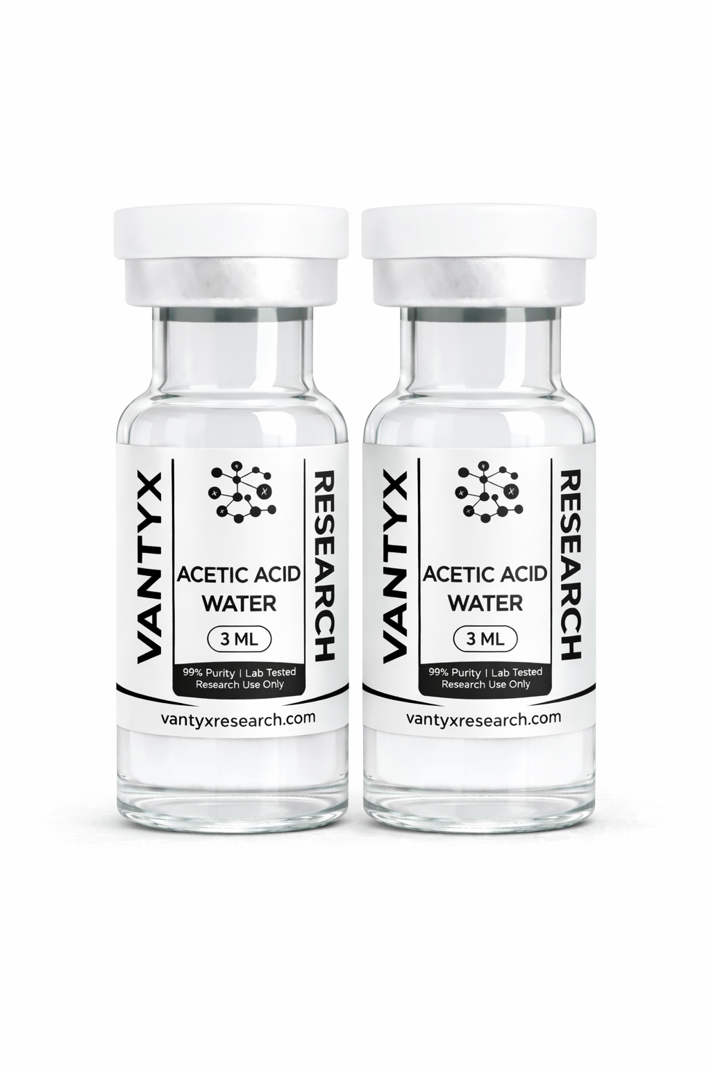 ACETIC ACID WATER (3 ML) (NO LABEL)